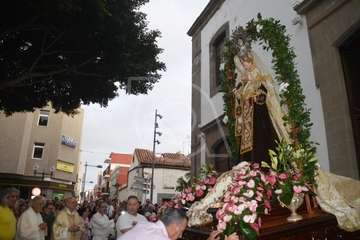 Misa y procesión de la Virgen de Telde en Los Llanos de Telde (Foto TA)